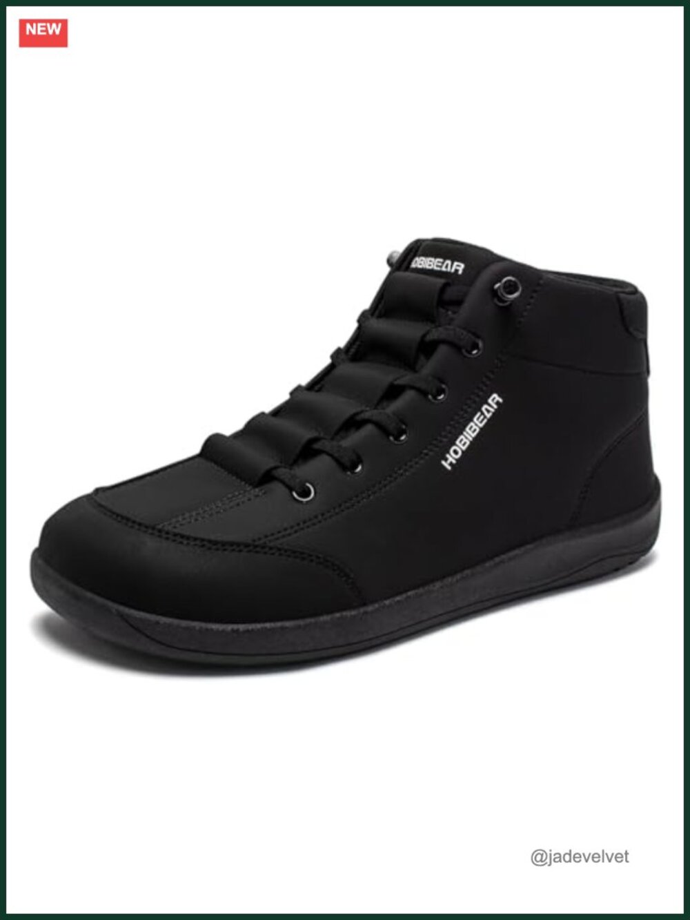 Leather Barefoot Boots Zero-Drop Wide Width Minimalist Mid Top Walking Boots